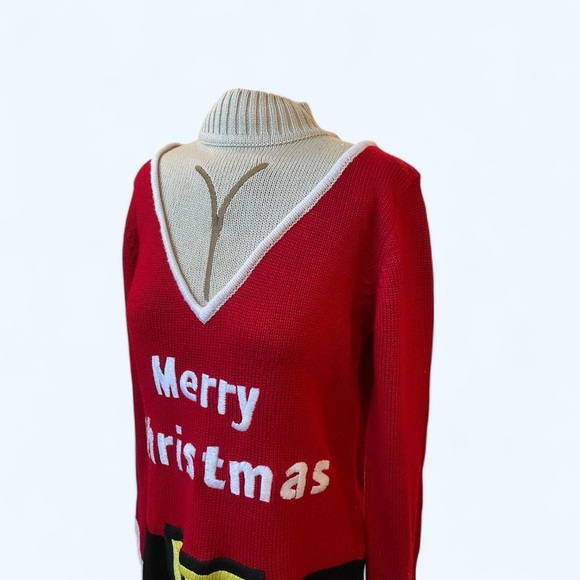 Merry Christmas Tunic Sweater (Size XL) - Picture 3 of 10